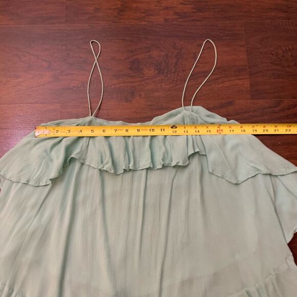 Free People Intimately teal blue tank top size S - Picture 11 of 12